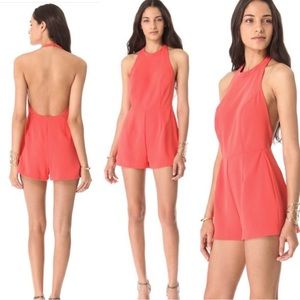 Bec & Bridge Halter Shorts Romper